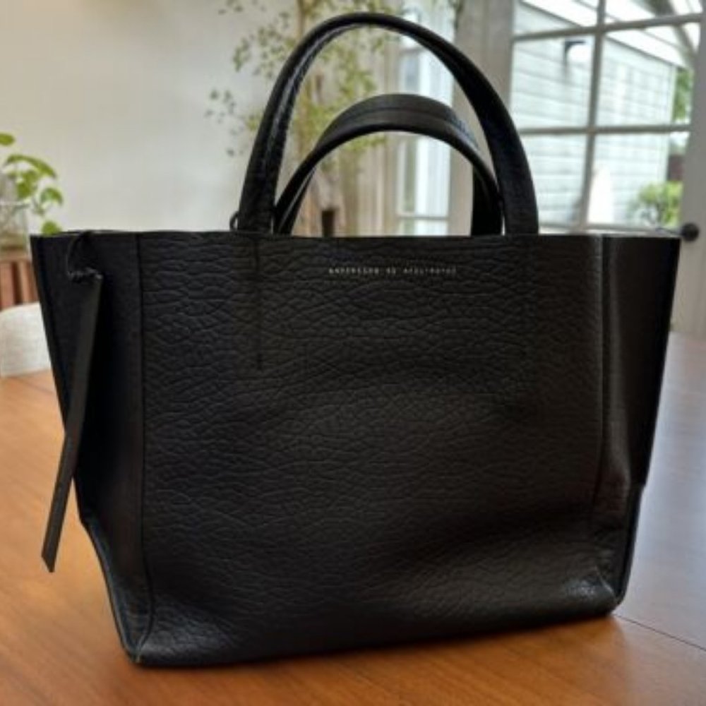 **SOLD** Ampersand As Apostrophe Buffalo Half Tote w/Crossbody Strap